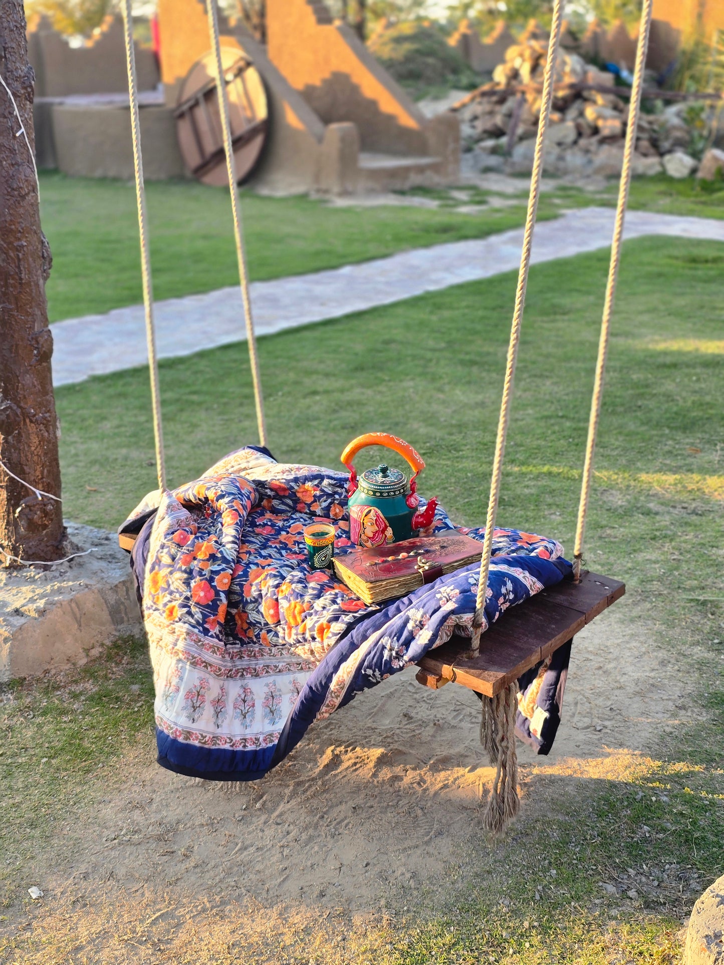 Kashmir Handcrafted Baby Quilt
